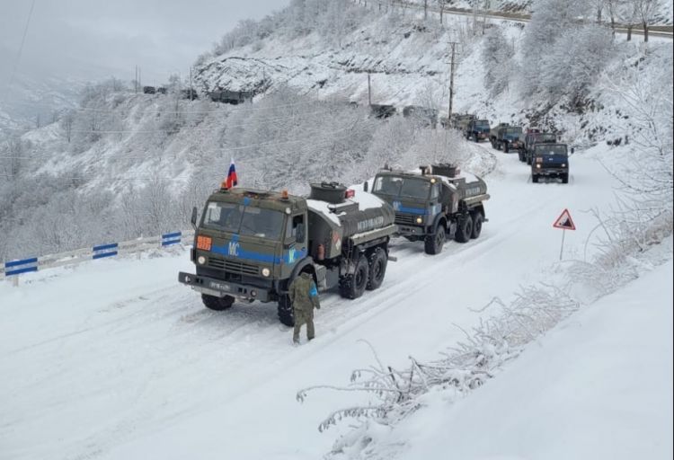 Sülhməramlılara aid 23 təchizat avtomobilinin aksiya ərazisindən sərbəst keçidinə şərait yaradılıb