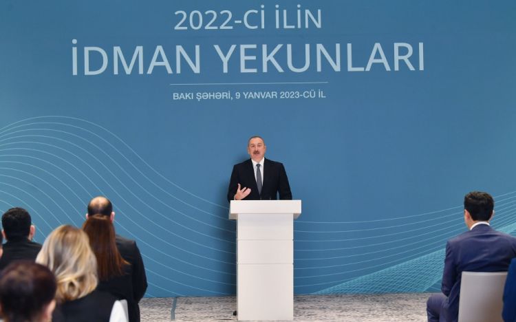 Prezident: Yetişdirdiyimiz gənc nəsil həm idman arenalarında, həm də döyüş meydanında bayrağımızı qaldırır