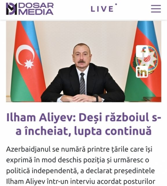 Prezident İlham Əliyevin yerli telekanallara müsahibəsi xarici KİV-lərin diqqət mərkəzində