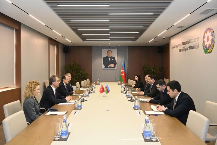 Türkiyənin Naxçıvan və Gəncədəki baş konsulları etimadnamələrini XİN-ə təqdim edib<font color=red> - FOTOLAR</font>