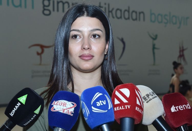 Humay Qafarova: Naxçıvanda bədii gimnastika bölməsində 100-dək uşaq məşq edir