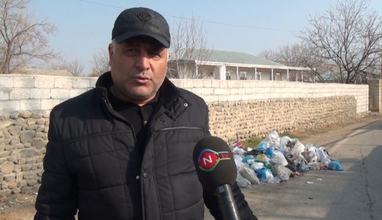 Qahab kəndinin tullantı problemi <font color=red> - VİDEO</font>