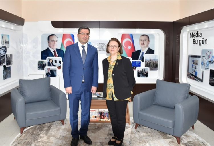 Finlandiyalı səfirə ölkəmizdə media sahəsində həyata keçirilən islahatlar haqqında məlumat verilib