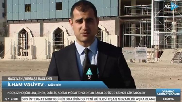 AzTV Naxçıvandan canlı bağlantı edib<font color=red> - VİDEO</font>