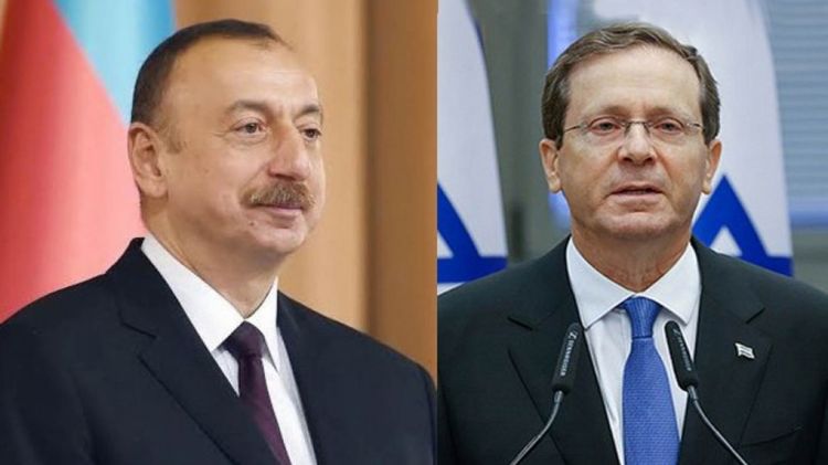 İsrail Dövlətinin Prezidenti İsxak Hersoq Azərbaycan Respublikasının Prezidenti İlham Əliyevə zəng edib