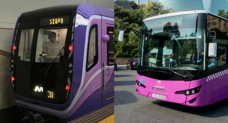 Azərbaycanda metro və avtobuslarda minimum gediş haqqı 40 qəpiyə çatdırılıb