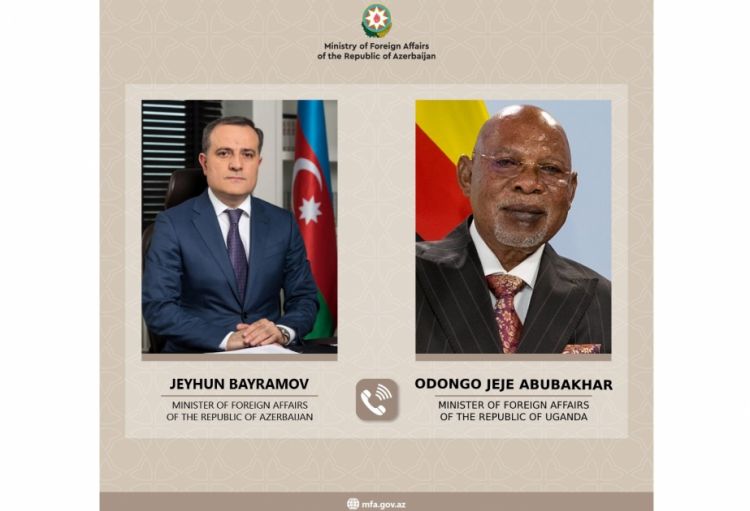 Azərbaycanın və Uqandanın xarici işlər nazirləri telefonla danışıblar
