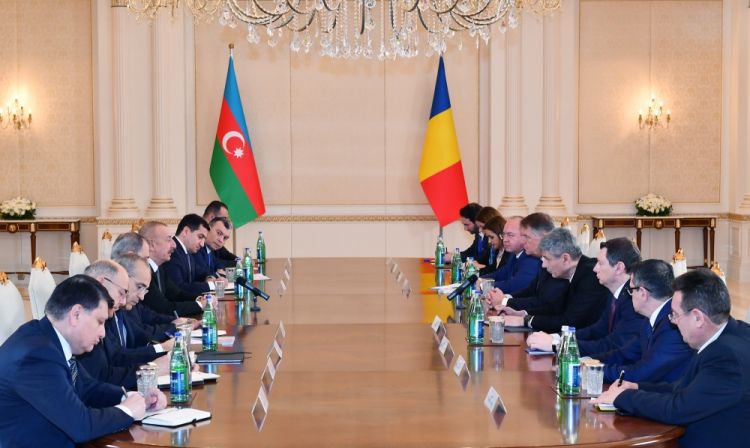 Azərbaycan və Rumıniya prezidentlərinin geniş tərkibdə görüşü olub<font color='red'> - YENİLƏNİB</font>