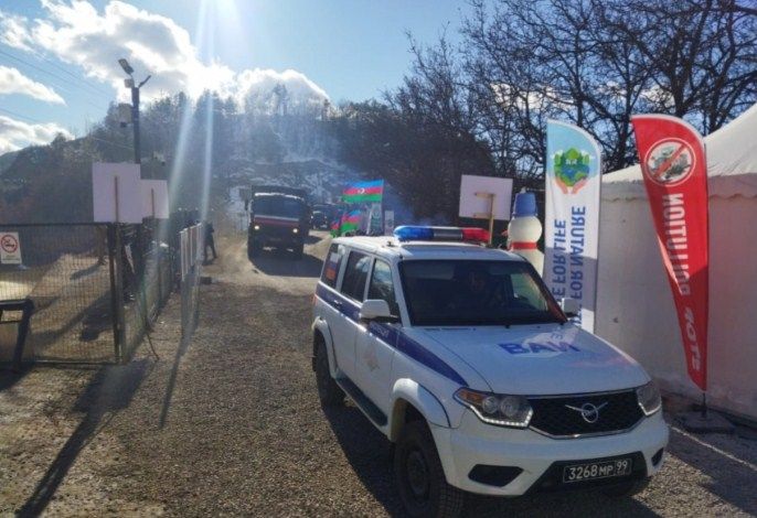 Sülhməramlıların avtomobil karvanının aksiya ərazisindən keçidinə şərait yaradılıb