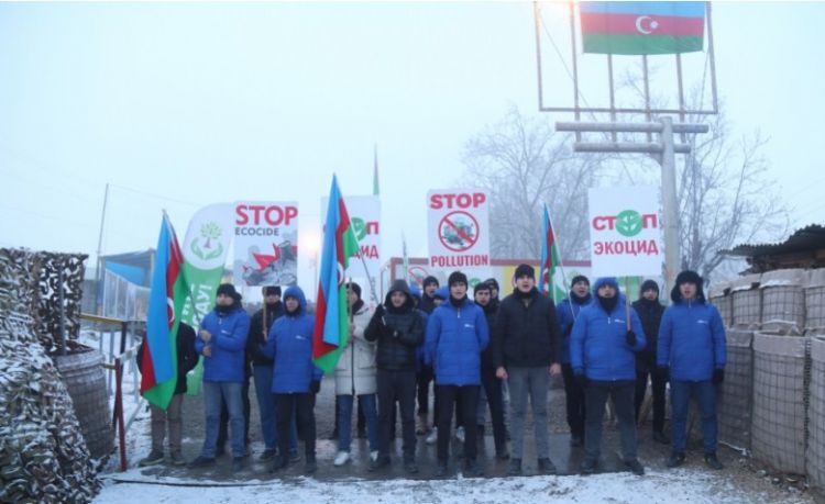 Laçın-Xankəndi yolu: Azərbaycanlı ekolofəalların dinc aksiyası 58 gündür davam edir