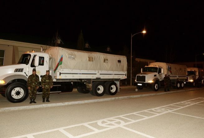 FHN-in növbəti humanitar yardımı Türkiyəyə yola salınıb<font color=red> - FOTOLAR</font>