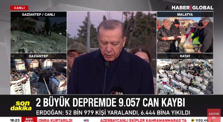 Türkiyədə zəlzələdə ölənlərin sayı 9057-yə çatıb, 52 979 nəfər yaralanıb <font color='red'> - YENİLƏNİB</font>