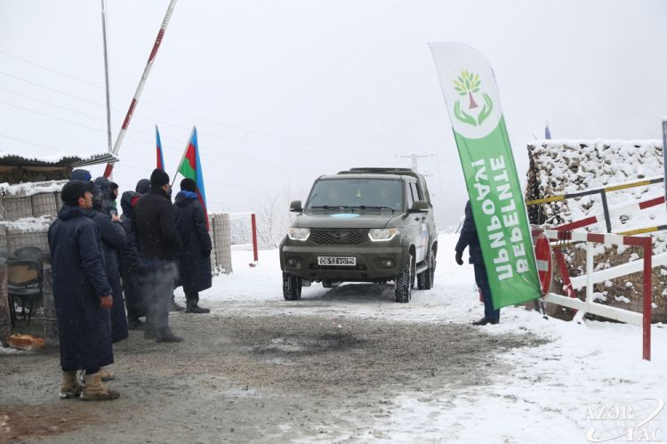 Sülhməramlıların 6 avtomobilinin Laçına maneəsiz keçidinə şərait yaradılıb