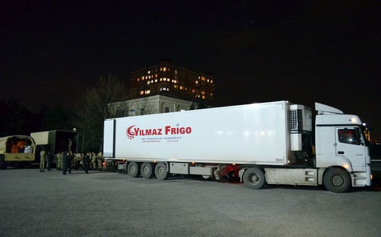 Azərbaycan hərbçiləri Türkiyəyə yardım göndərib<font color=red> - FOTOLAR</font>