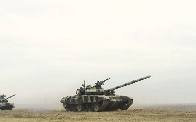 Azərbaycan Ordusunda praktik məşğələlər keçirilir<font color=red> - VİDEO</font>