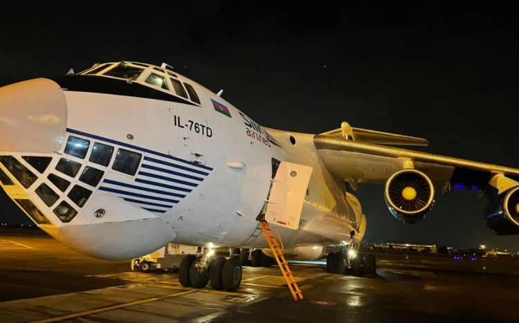 Azərbaycanın növbəti humanitar yardımları Türkiyəyə yola salınıb