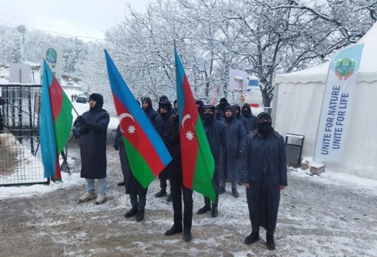 Laçın-Xankəndi yolunda ekoaksiya 61 gündür davam edir