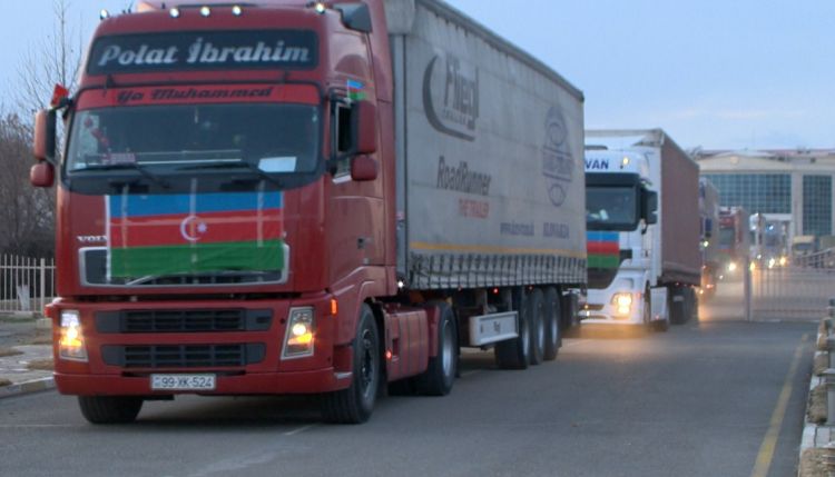 Bu gün Naxçıvandan Türkiyəyə daha 11 TIR yardım yola salınıb<font color='red'> - YENİLƏNİB</font><font color=red> - VİDEO</font>