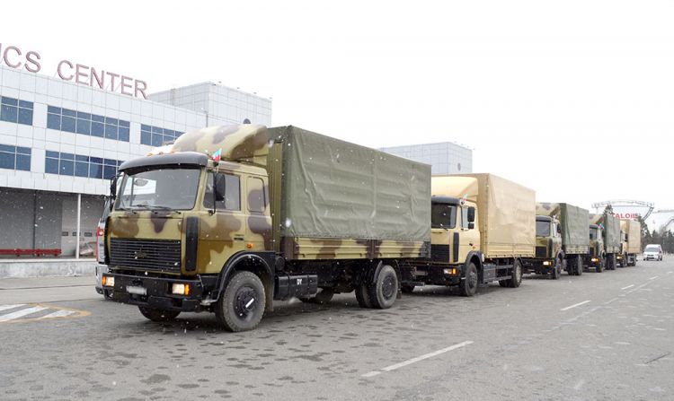 Qardaş Türkiyəyə qış səhra çadırları göndərilib<font color=red> - FOTOLAR</font>