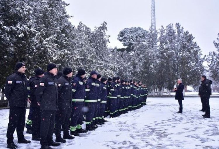 Gürcüstanın 85 nəfərdən ibarət yeni xilasedicilər qrupu Türkiyəyə yola salınıb