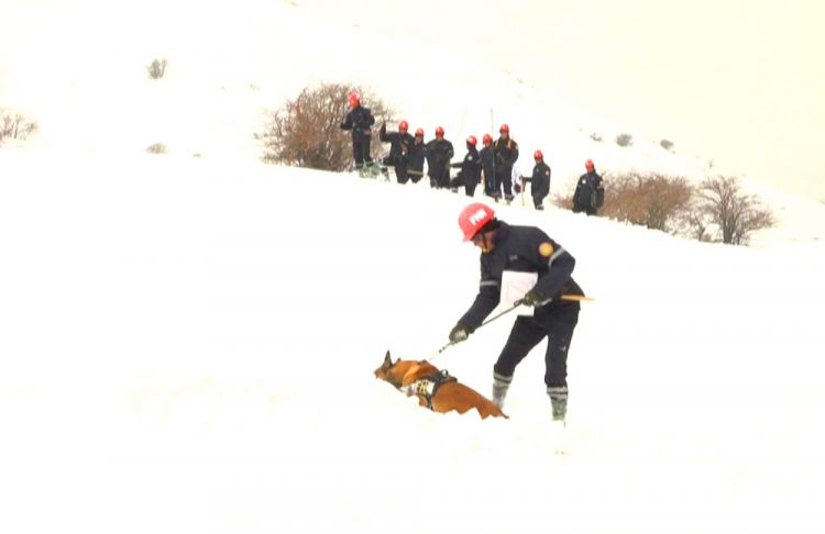 Naxçıvanda xilasedicilər üçün təlim keçirilib<font color=red> - VİDEO</font>