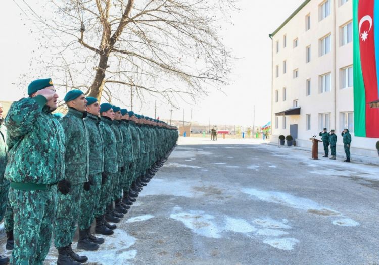 Cəbrayılda DSX-nin hərbi hissəsində zabit-gizirlər üçün yaşayış binaları xidməti istifadəyə verilib<font color=red> - FOTOLAR</font>