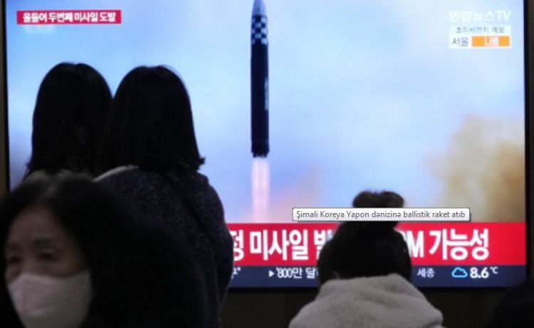 Şimali Koreya Yapon dənizinə ballistik raket atıb