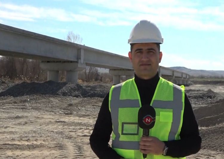 Bu dəmir yolları Şərqi Zəngəzurla Qərbi Zəngəzuru və Naxçıvanı birləşdirəcək<font color='red'> - NTV-nin canlı bağlantısı</font><font color=red> - VİDEO</font>