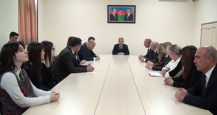  “Sabahın alimləri” XII respublika müsabiqəsinin qalibləri ilə görüş olub<font color=red> - VİDEO</font>