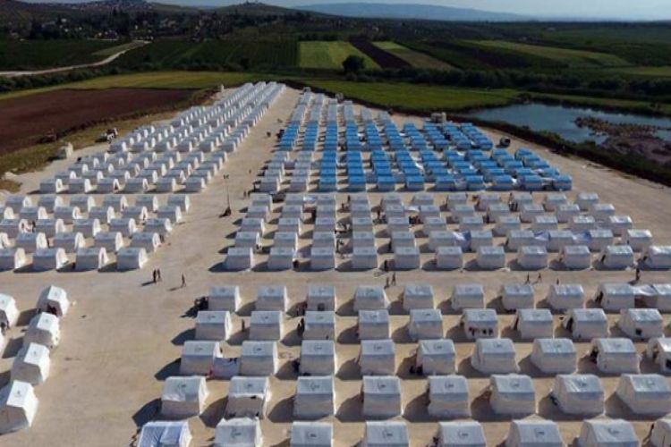 Türkiyədə 865 min zəlzələ qurbanı çadır şəhərciklərində yerləşdirilib