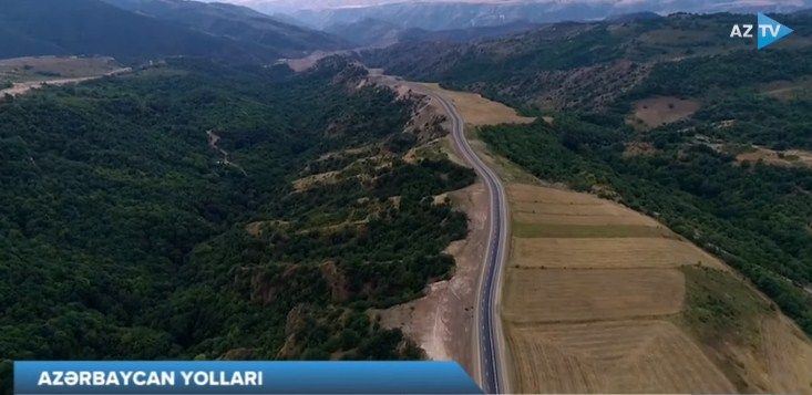 <strong>Azərbaycanın əsas hissəsini Naxçıvanla birləşdirəcək yol: işlər sürətlə gedir<font color=red> - VİDEO</font></strong>