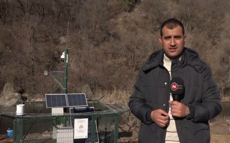 NTV əməkdaşları Oxçuçayda<font color=red> - VİDEO</font>