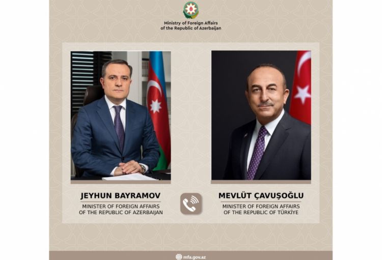 Ceyhun Bayramov və Mövlud Çavuşoğlu arasında telefon danışığı olub