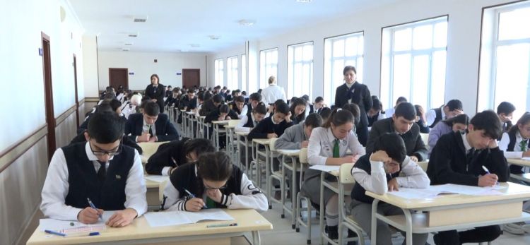 Naxçıvanda 240 şagird fənn olimpiadasının yarımfinal turunda iştirak edib<font color=red> - FOTOLAR</font>