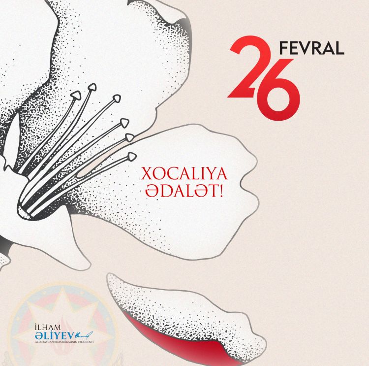 Prezident İlham Əliyev Xocalı faciəsinin ildönümü ilə bağlı paylaşım edib
