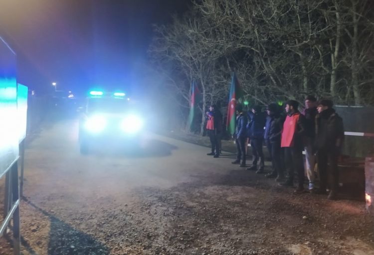 Növbəti avtomobil karvanının aksiya ərazisindən keçidinə şərait yaradılıb