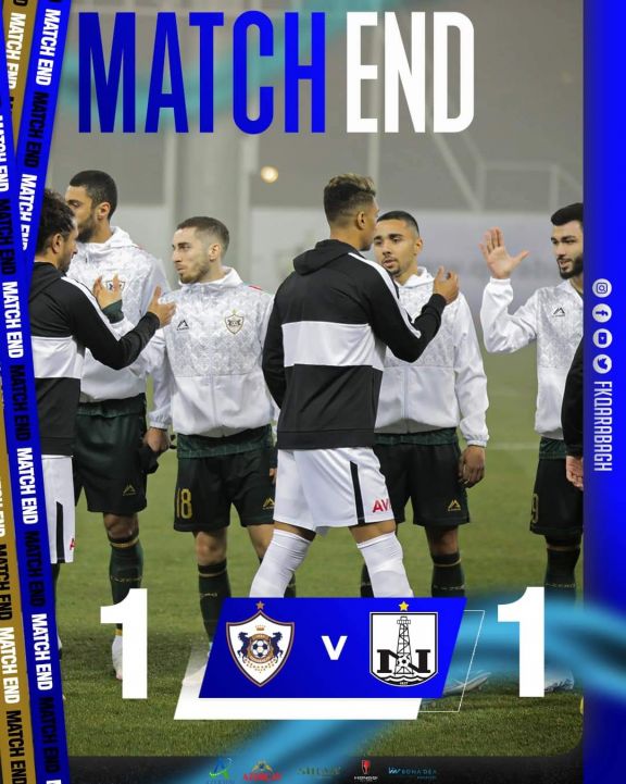 "Qarabağ" - "Neftçi" oyununda qalib müəyyənləşməyib