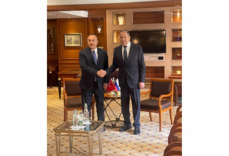 Rusiya və Türkiyə XİN başçıları Dehlidə görüşüblər