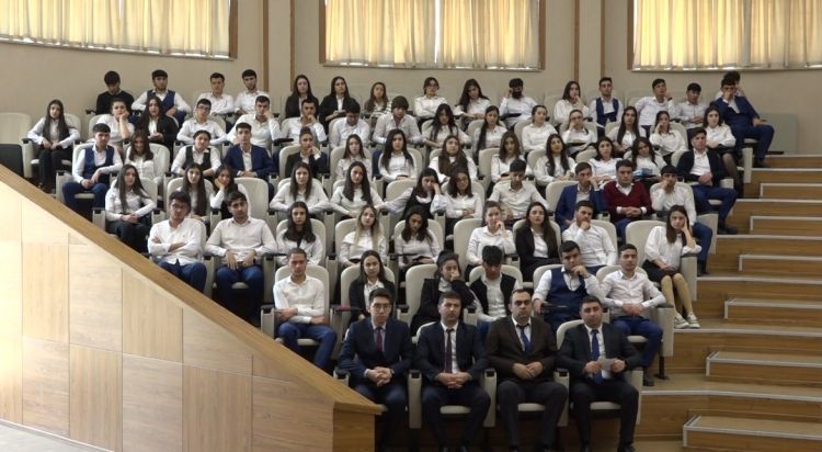 “Naxçıvan” Universitetində Ümumdünya Mülki Müdafiə Gününə həsr olunan konfrans keçirilib<font color=red> - FOTOLAR</font>