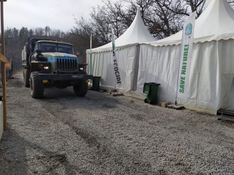 Sülhməramlıların avtomobil karvanı aksiya ərazisindən maneəsiz keçib