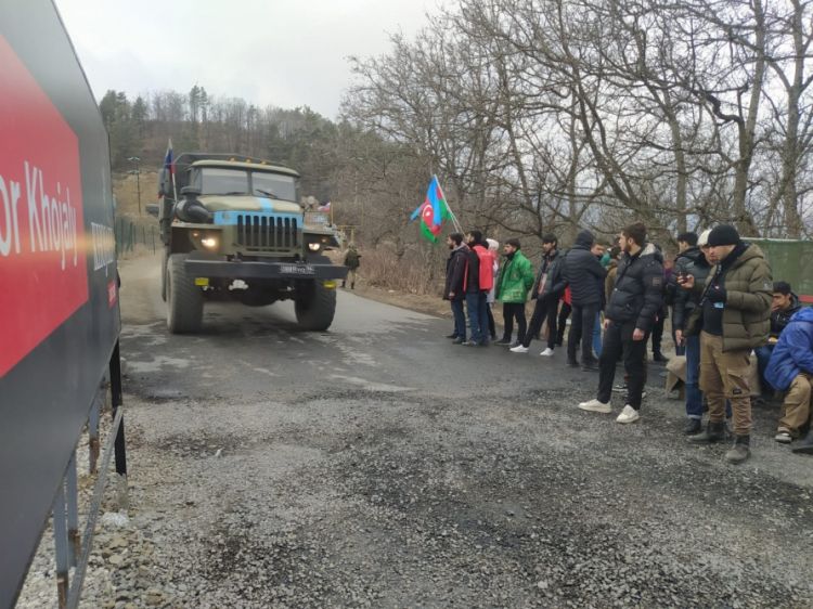 Laçın-Xankəndi yolu: Daha 23 avtomobilin maneəsiz keçidi təmin edilib