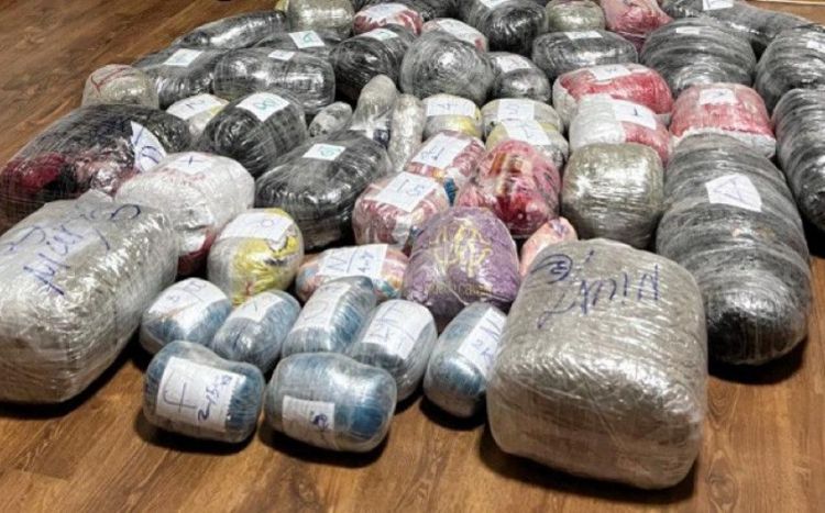 İrandan Azərbaycana 83 kq narkotik keçirməyə çalışan dəstə üzvləri saxlanılıb<font color=red> - VİDEO</font>