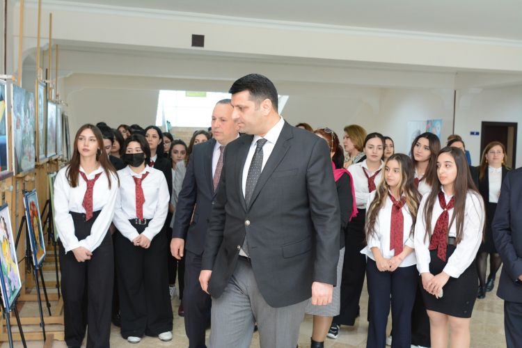 Ali təhsil müəssisələrində Beynəlxalq Qadınlar Günü qeyd edilib<font color=red> - FOTOLAR</font>