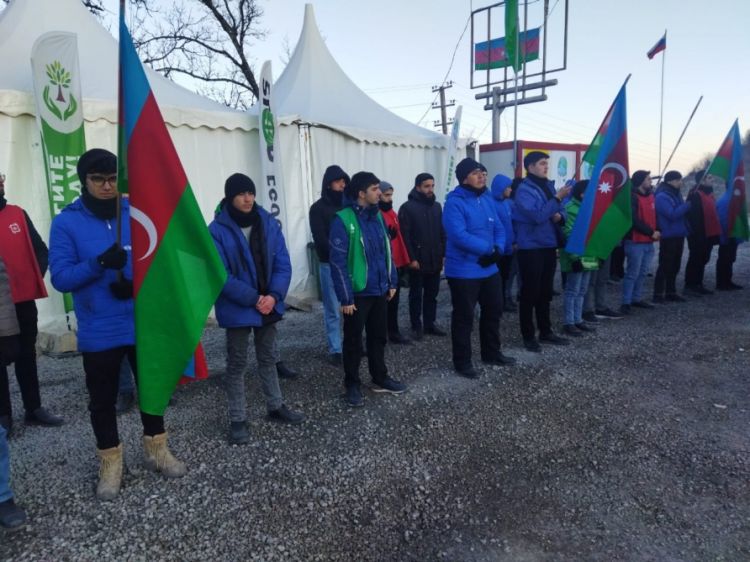 Laçın-Xankəndi yolu: Ekoaksiya 89 gündür davam edir