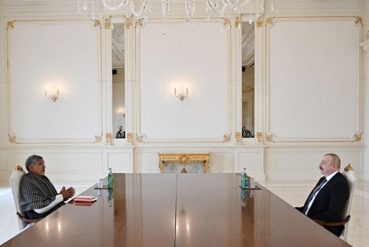 Prezident İlham Əliyev Nobel sülh mükafatı laureatı Kailaş Satyartini qəbul edib<font color='red'> - YENİLƏNƏCƏK</font><font color=red> - FOTOLAR</font>