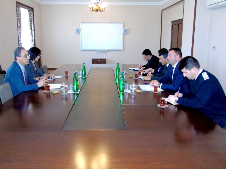 Naxçıvan Miqrasiya Xidmətinin rəisi Türkiyənin Naxçıvandakı Baş konsulu ilə görüşüb<font color=red> - FOTOLAR</font>