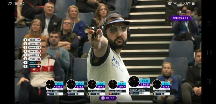 Azərbaycan atıcısı Ruslan Lunyov “Paris-2024” Yay Olimpiya Oyunlarına lisenziya qazanıb