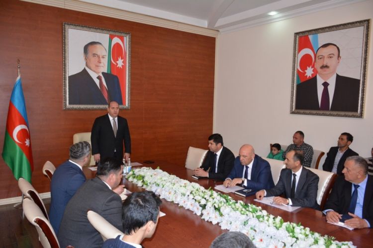 Talış kəndinə köçürüləcək ailələrlə görüş olub<font color=red> - FOTOLAR</font>