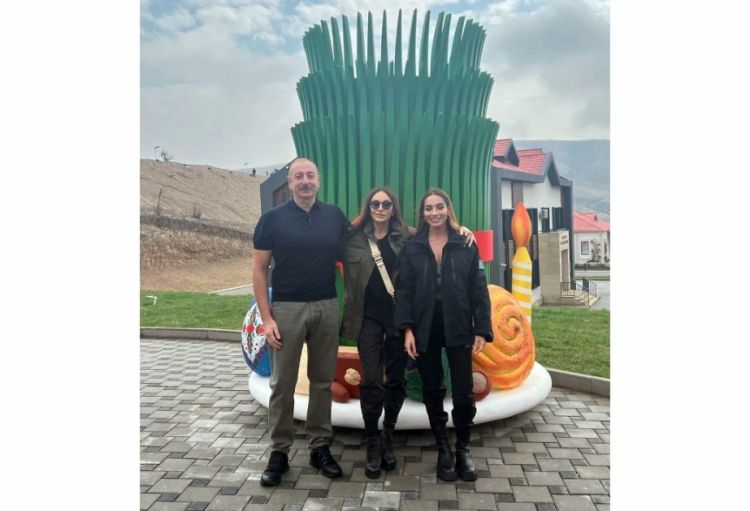 Birinci vitse-prezident Mehriban Əliyeva Tərtərin Talış kəndindən paylaşım edib<font color=red> - VİDEO</font>