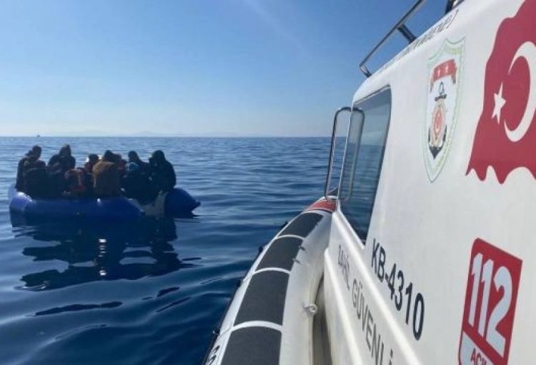 İzmir sahillərində 154 miqrant saxlanılıb
